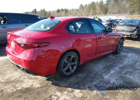 2018 Alfa Romeo Giulia Ti Sport Awd from USA, damaged, VIN ZARFAEENXJ7585130